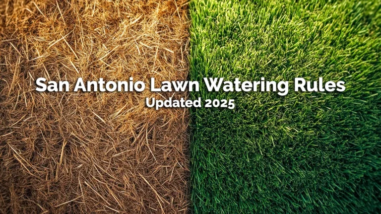 When Can I Water My Lawn in San Antonio?