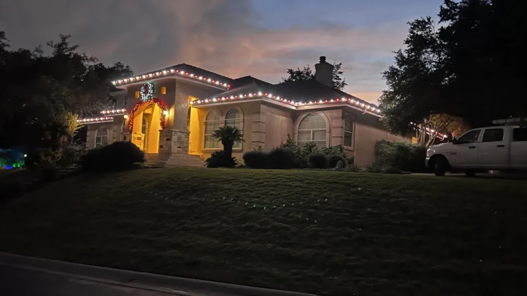 Professional Christmas Light Installation in San Antonio