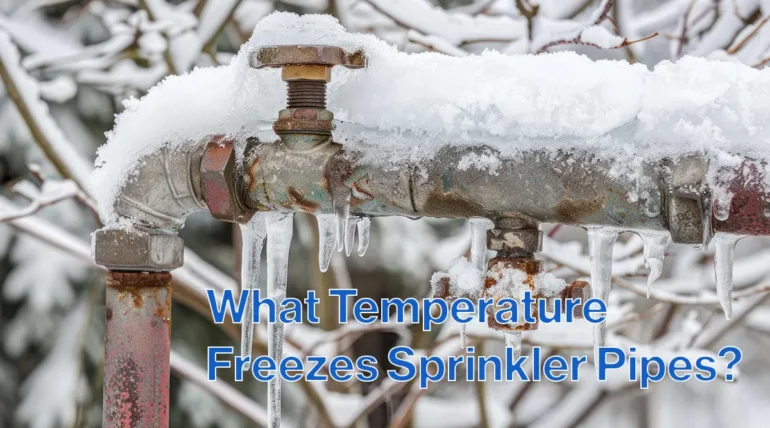 What Temperature Freezes Sprinkler Pipes?